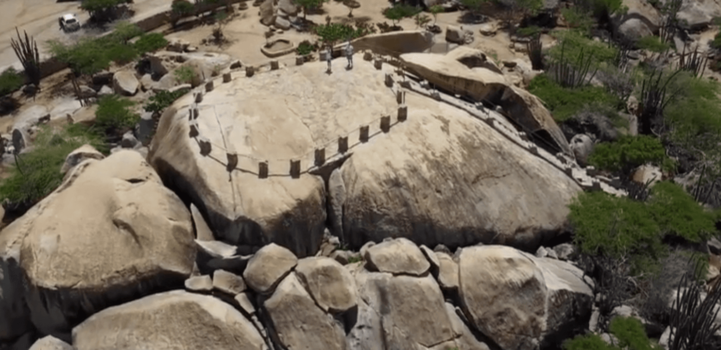 ArubaTV - Casibari Rock Formation iconic boulder formation in Aruba Tourism